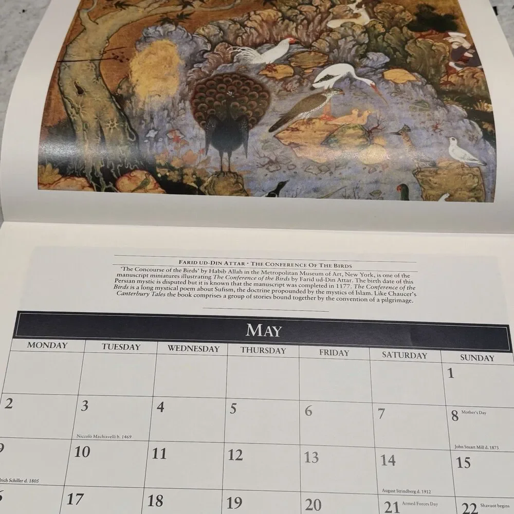 Penguin Classics Books Calendar 1988 Vintage Literature 11x14”